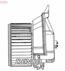 DENSO Utastér-ventilátor DENSO DEA20200