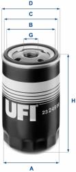 UFI olajszűrő UFI 23.249. 00