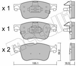 METELLI fékbetétkészlet, tárcsafék METELLI 22-1205-0
