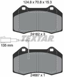 TEXTAR fékbetétkészlet, tárcsafék TEXTAR 2416202