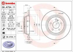 BREMBO Bre-08. A734.11 (08.a734.11)