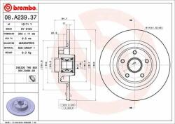 BREMBO Bre-08. A239.37 (08.a239.37)