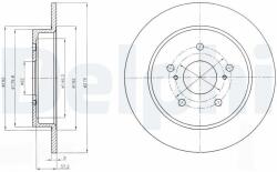 DELPHI Tarcza Ham. Suzuki Swift 06- - centralcar - 9 765 Ft