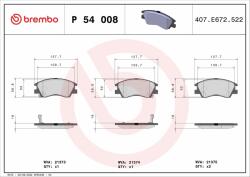 BREMBO BRE-P54008