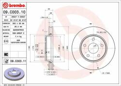BREMBO Bre-09. C003.11 (09.c003.11)
