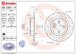 BREMBO féktárcsa BREMBO 08. C307.1X (08.C307.1X)