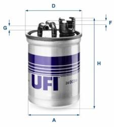 UFI Üzemanyagszűrő UFI 24.003. 00