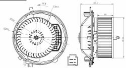NRF Utastér-ventilátor NRF 34283 (34283)