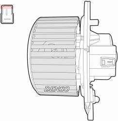 DENSO Utastér-ventilátor DENSO DEA12004