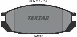TEXTAR fékbetétkészlet, tárcsafék TEXTAR 2009801 (2009801)