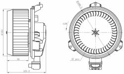 NRF Utastér-ventilátor NRF 34277 (34277)