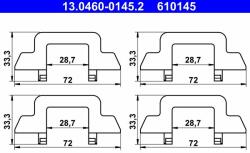 ATE tartozékkészlet, tárcsafékbetét ATE 13.0460-0145.2 (13.0460-0145.2)