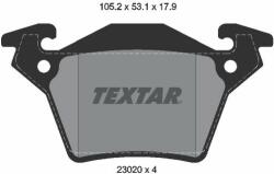TEXTAR fékbetétkészlet, tárcsafék TEXTAR 2302001 (2302001)