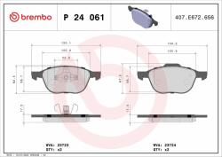 BREMBO Bre-p24061x (p 24 061x)