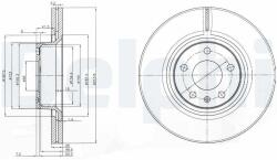 DELPHI Tarcza Ham. Audi A6 06- (bg3942)