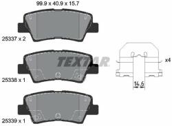 TEXTAR fékbetétkészlet, tárcsafék TEXTAR 2533701 (2533701)