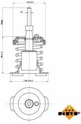 NRF termosztát, hűtőfolyadék NRF 725093 (725093)