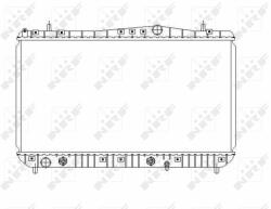 NRF hűtő, motorhűtés NRF 53385 (53385)