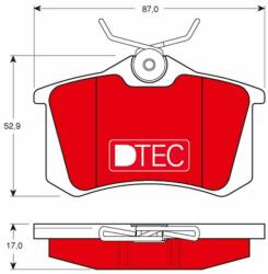 TRW fékbetétkészlet, tárcsafék TRW GDB1330DTE (GDB1330DTE)