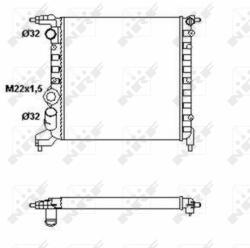 NRF hűtő, motorhűtés NRF 58783 (58783)