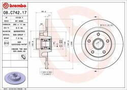BREMBO Bre-08. C742.17 (08.c742.17)