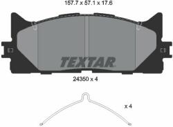 TEXTAR fékbetétkészlet, tárcsafék TEXTAR 2435001 (2435001)