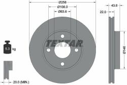 TEXTAR féktárcsa TEXTAR 92096203 (92096203)