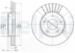 DELPHI Tarcza Ham. Nissan X-trail 01- (bg3816)