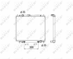NRF hűtő, motorhűtés NRF 53810 (53810)