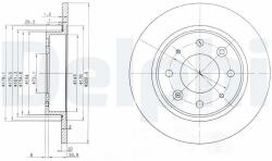 DELPHI Tarcza Ham. Kia Carens Ii 04- (bg3336)