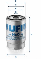 UFI Üzemanyagszűrő UFI 24. H2O. 02