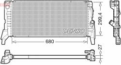 DENSO hűtő, motorhűtés DENSO DRM05119