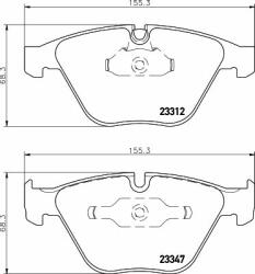 Hella Pagid fékbetétkészlet, tárcsafék HELLA PAGID 8DB 355 009-271