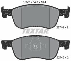 TEXTAR fékbetétkészlet, tárcsafék TEXTAR 2274801 (2274801)