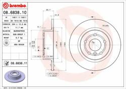 BREMBO Bre-08.6838. 11 (08.6838.11)