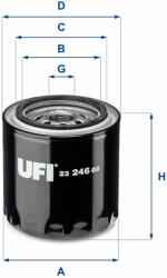 UFI olajszűrő UFI 23.246. 00