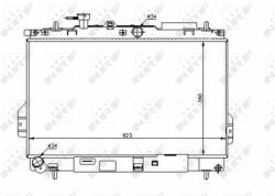 NRF hűtő, motorhűtés NRF 53362 (53362)
