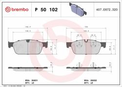BREMBO Bre-p50102 (p 50 102)