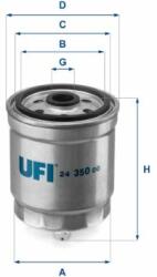 UFI Üzemanyagszűrő UFI 24.350. 00