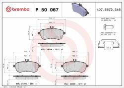 BREMBO Bre-p50067 (p 50 067)