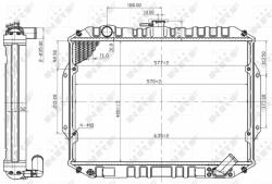 NRF hűtő, motorhűtés NRF 503486 (503486)