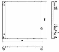 NRF hűtő, motorhűtés NRF 53099 (53099)