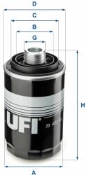 UFI olajszűrő UFI 23.493. 00