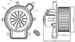 NRF Utastér-ventilátor NRF 34270 (34270)