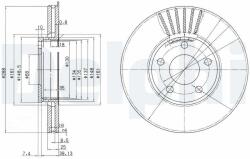 DELPHI Tarcza Ham. Audi A6 (bg2745)