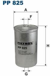 FILTRON Üzemanyagszűrő FILTRON PP 825 (PP 825)