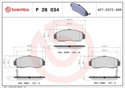 BREMBO BRE-P28034