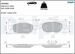 DELPHI Klocki Ham. Citroen Berlingo 08- (lp2101)