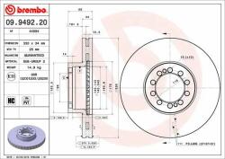 BREMBO Bre-09.9492. 20