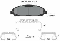 TEXTAR fékbetétkészlet, tárcsafék TEXTAR 2210901 (2210901)